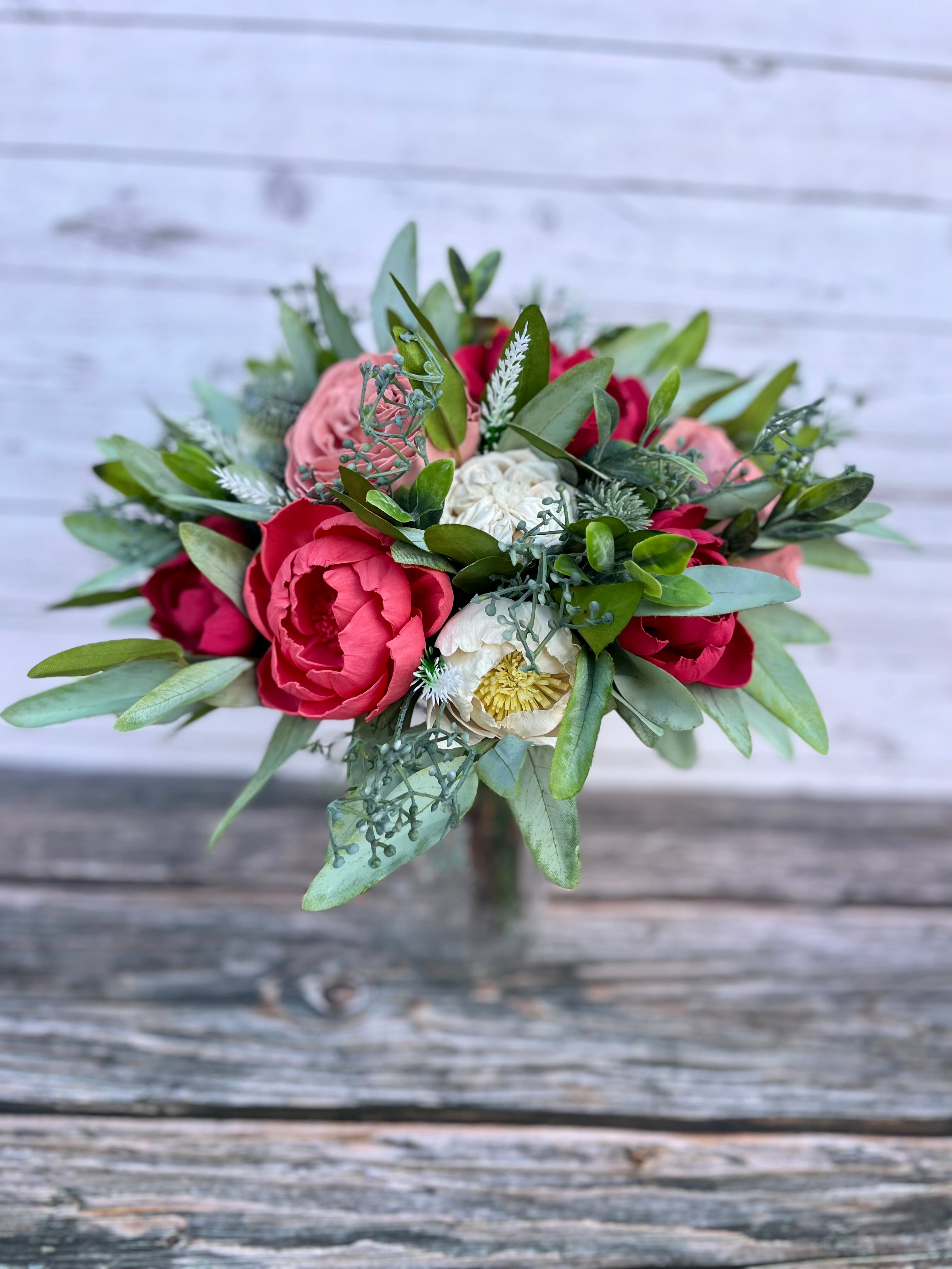 READY TO SHIP - Pink Peony Bouquet