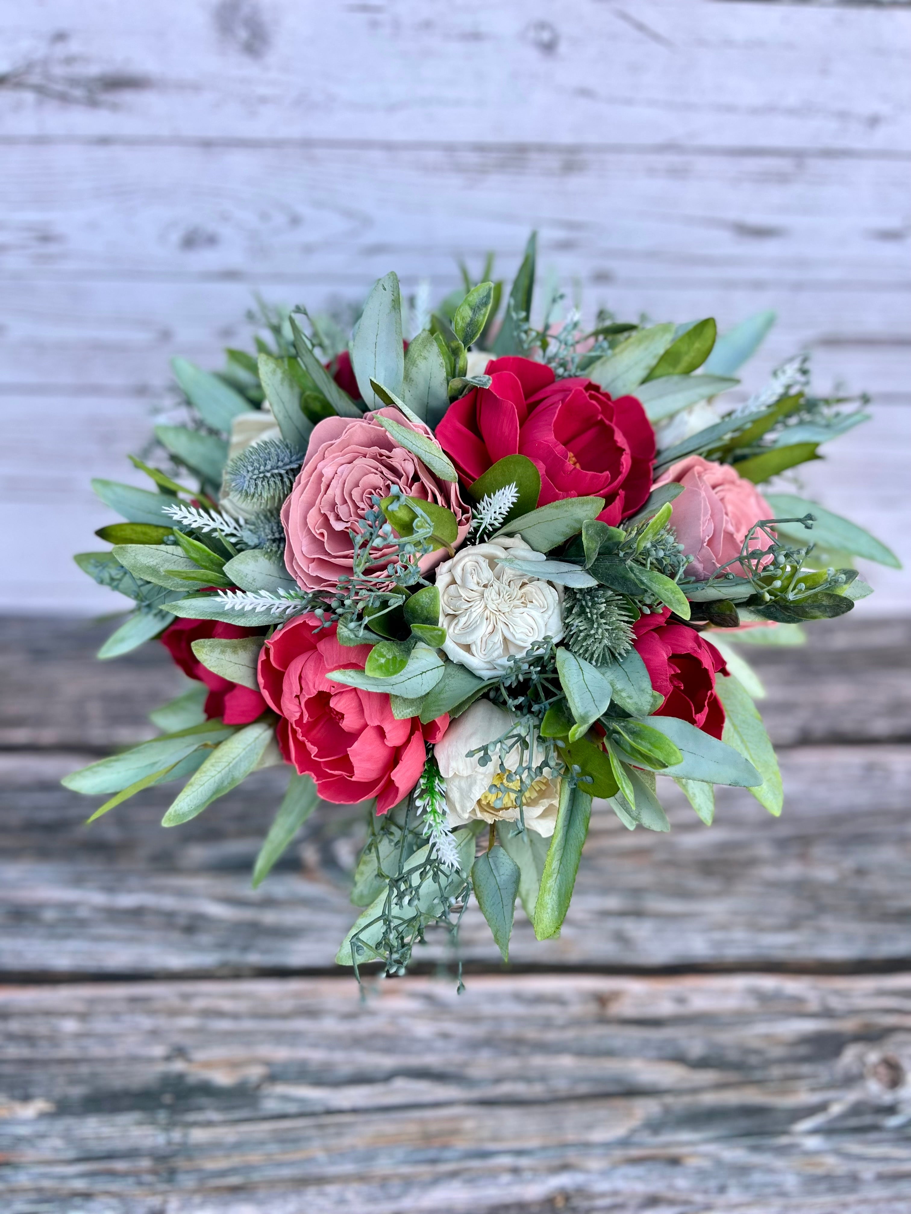 READY TO SHIP - Pink Peony Bouquet