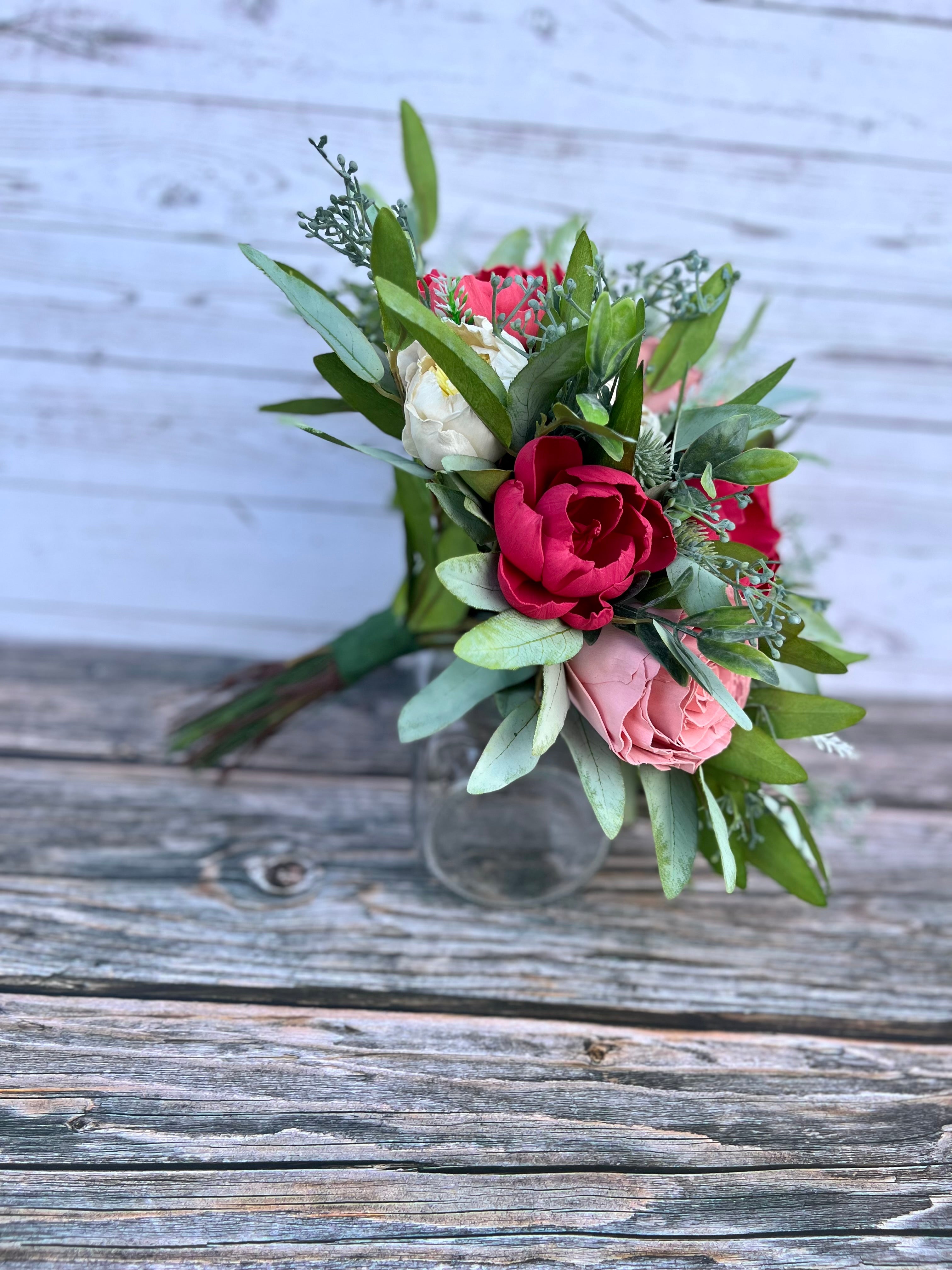 READY TO SHIP - Pink Peony Bouquet