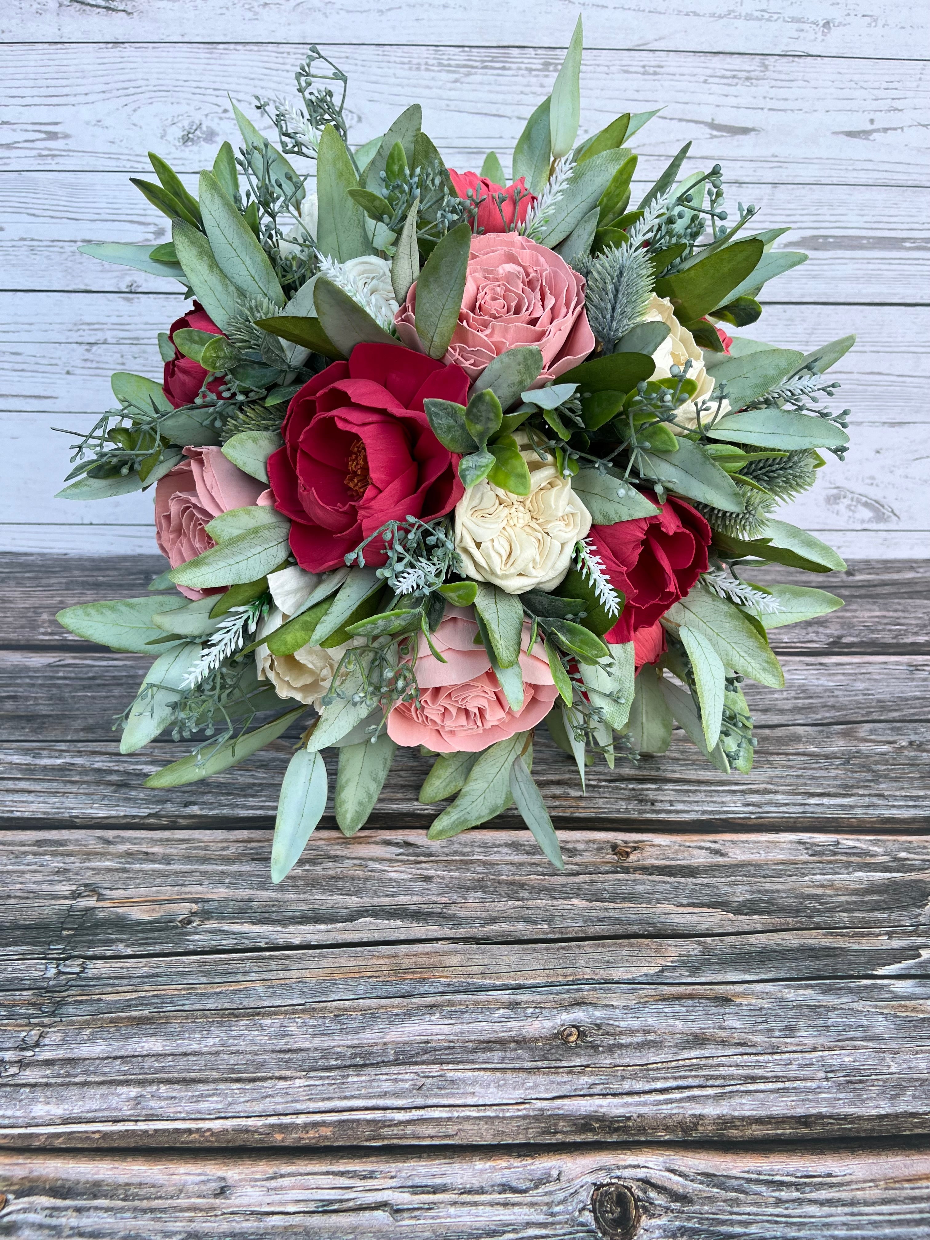 READY TO SHIP - Pink Peony Bouquet