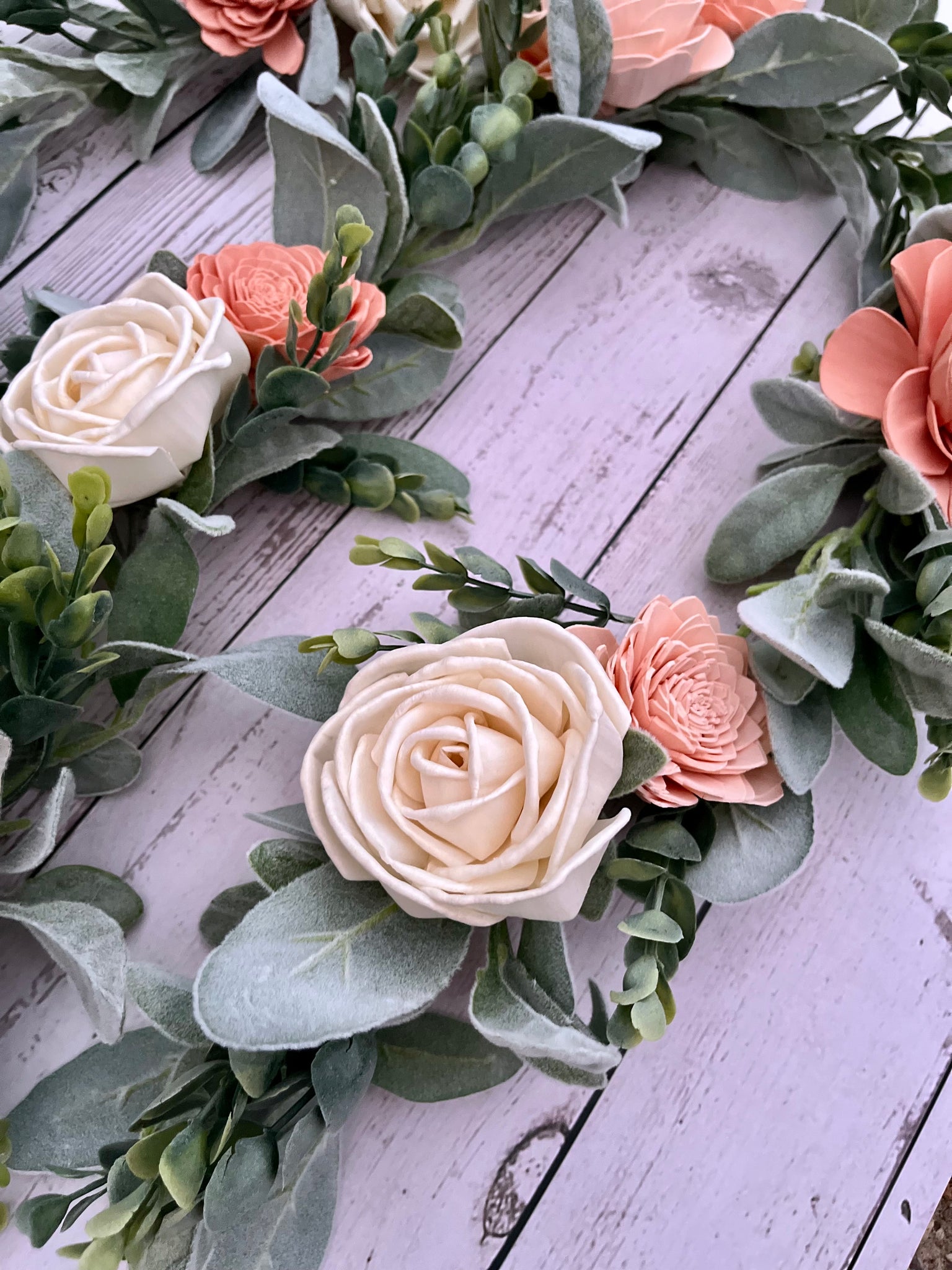 succulent & eucalyptus garland Eucalyptus Garland – Teton Wood Blooms