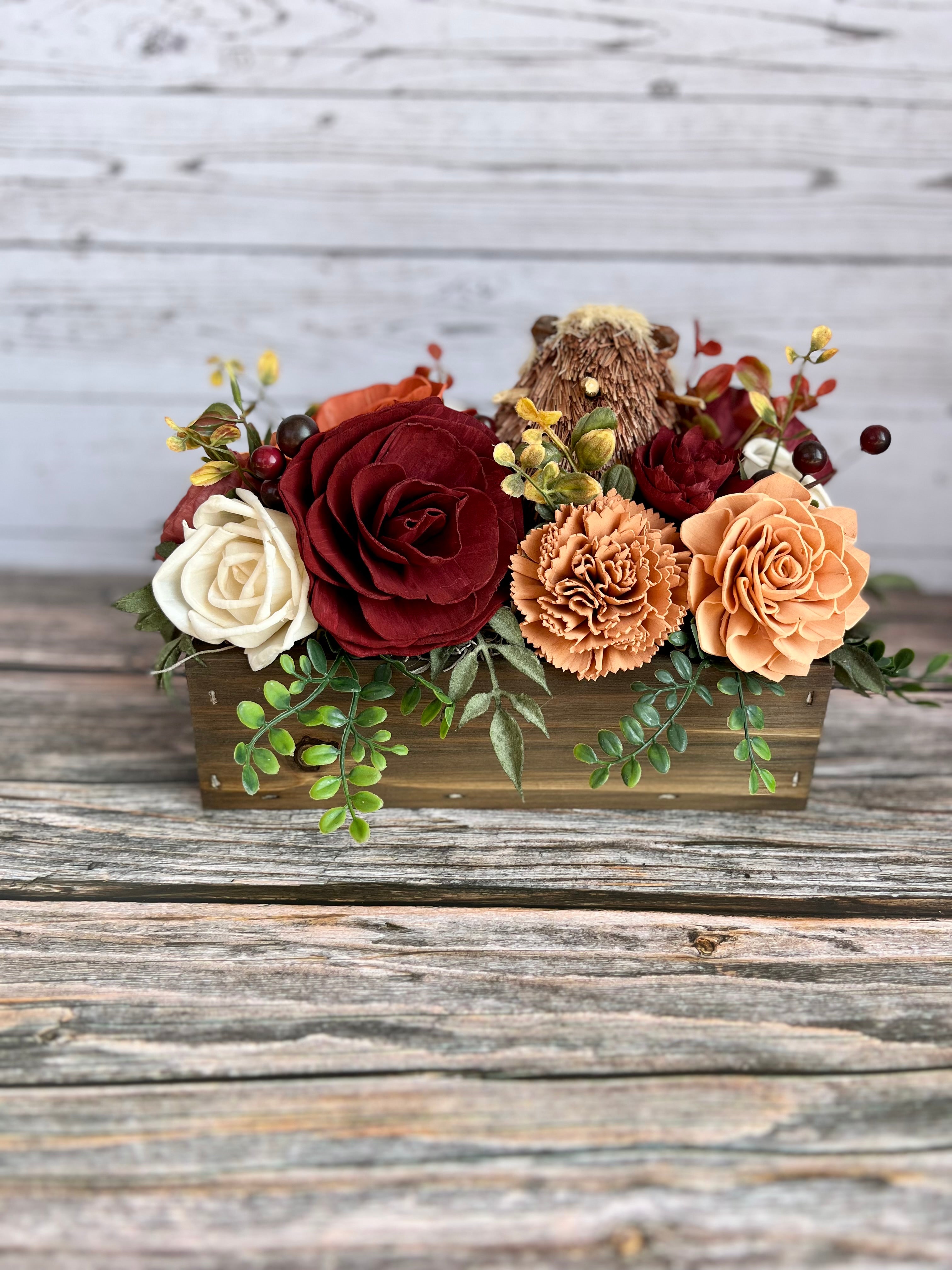 READY TO SHIP - Hedgehog Fall Centerpiece