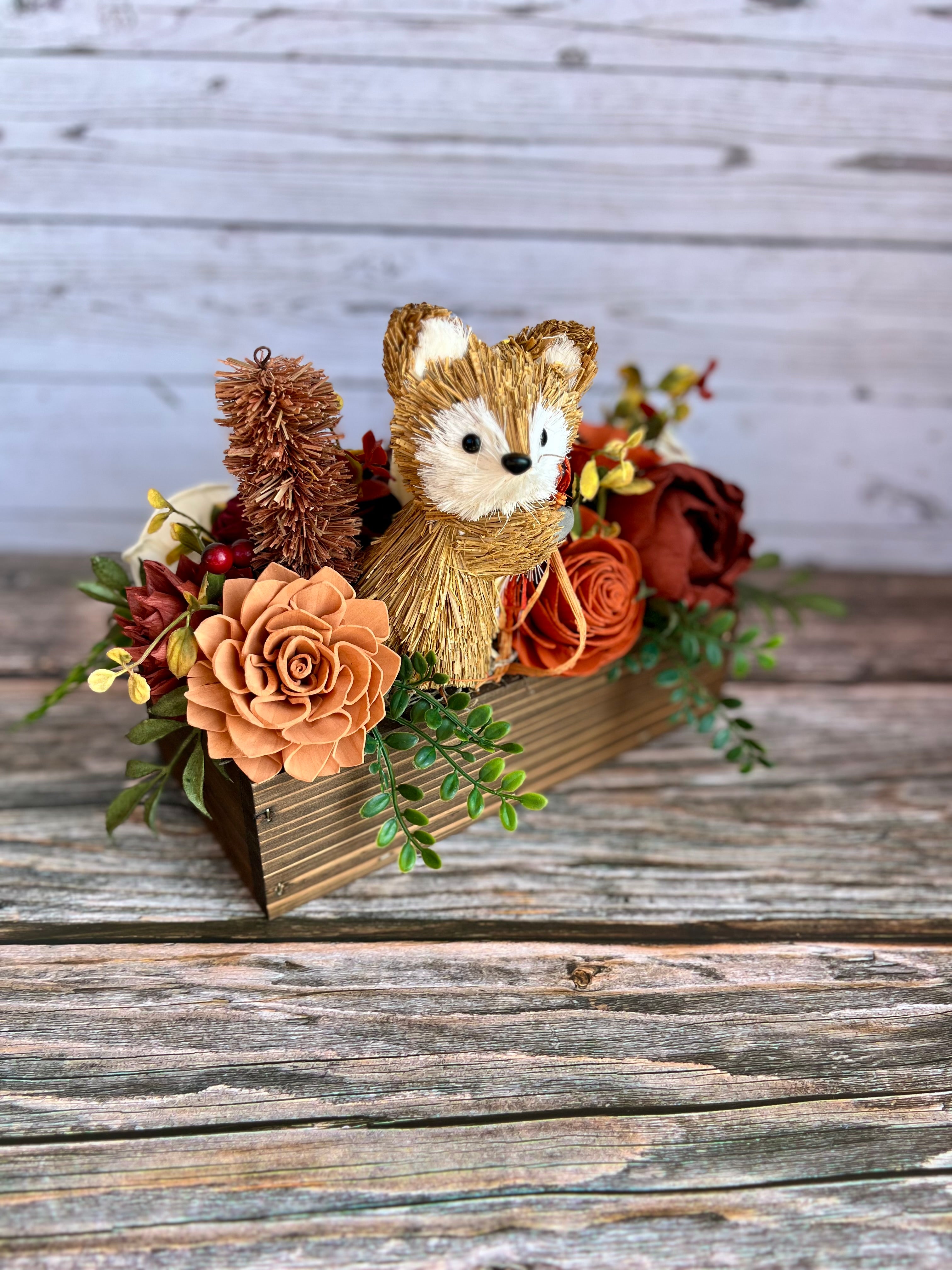 READY TO SHIP - Fox Fall Centerpiece