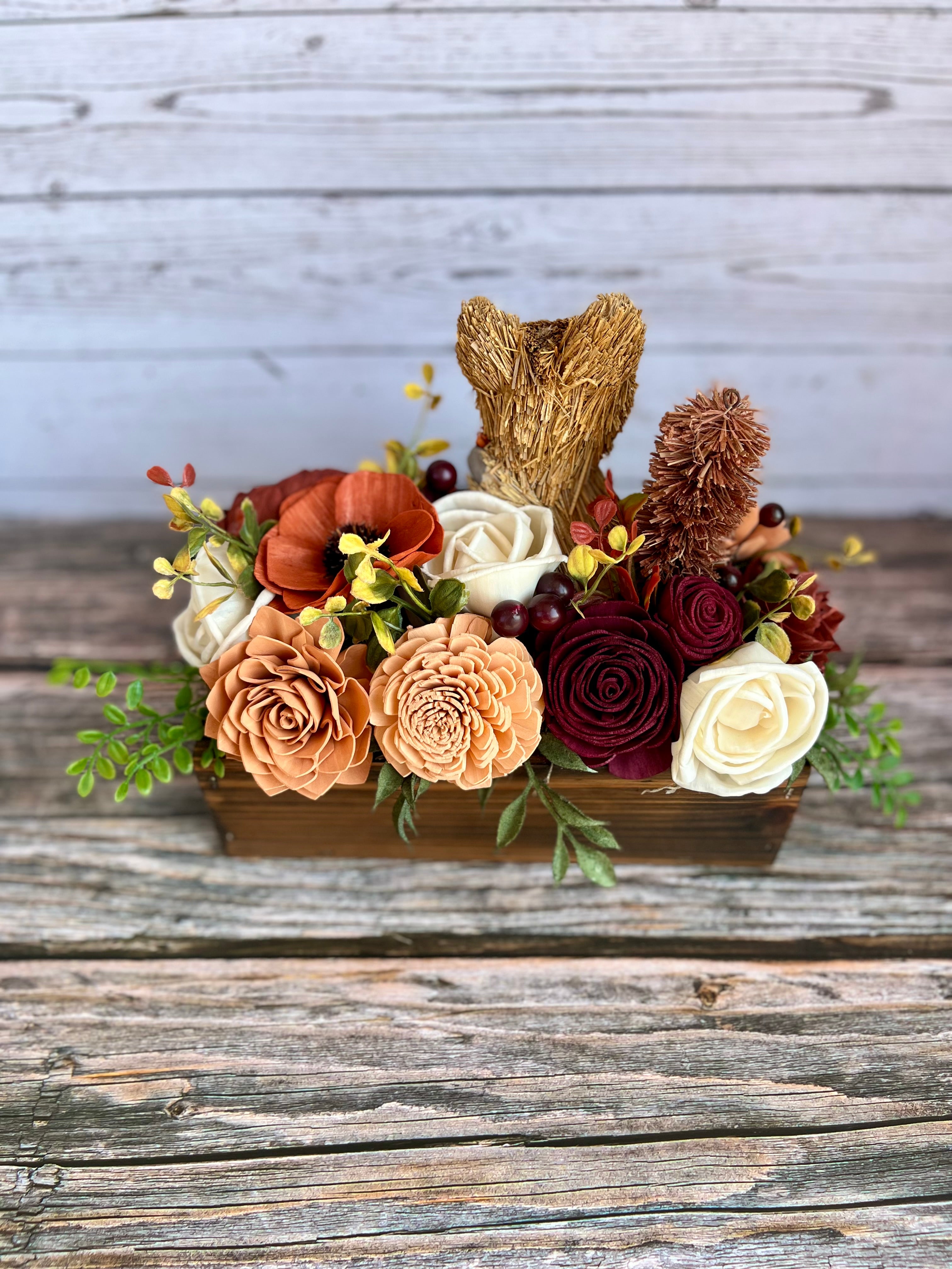 READY TO SHIP - Fox Fall Centerpiece
