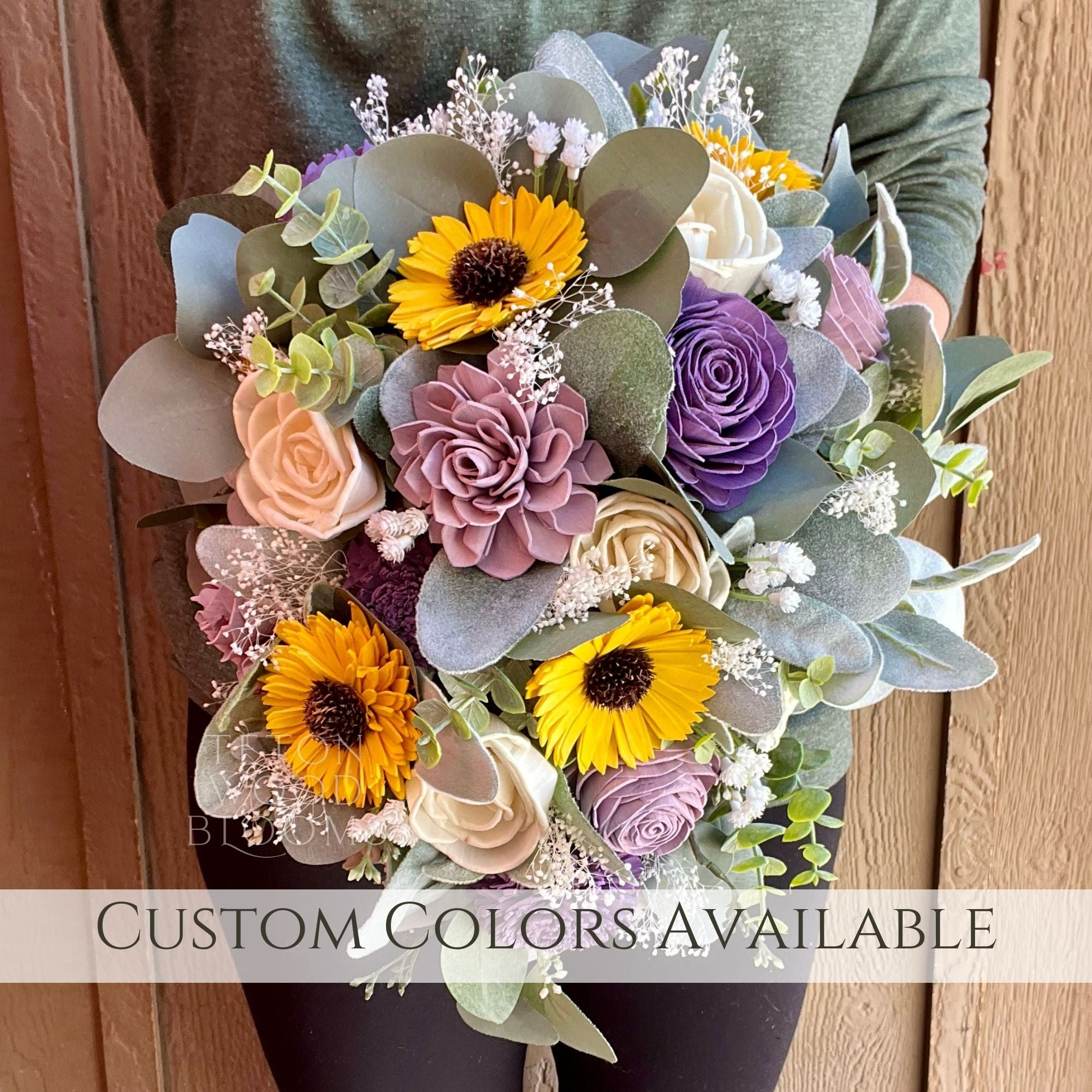 Sunflower and Baby's Breath Bouquet