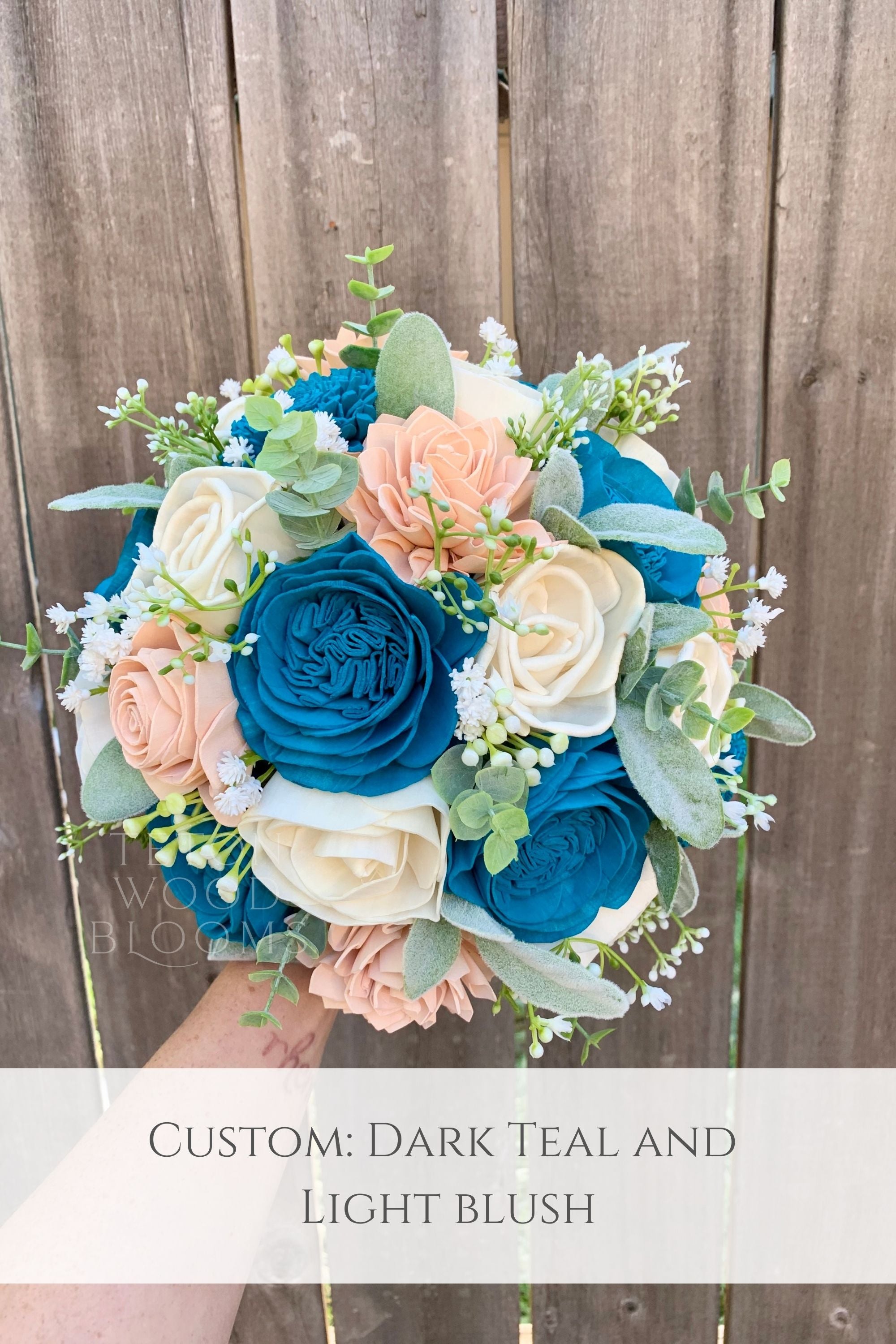 Dusty Blue and Slate Blue Bouquet