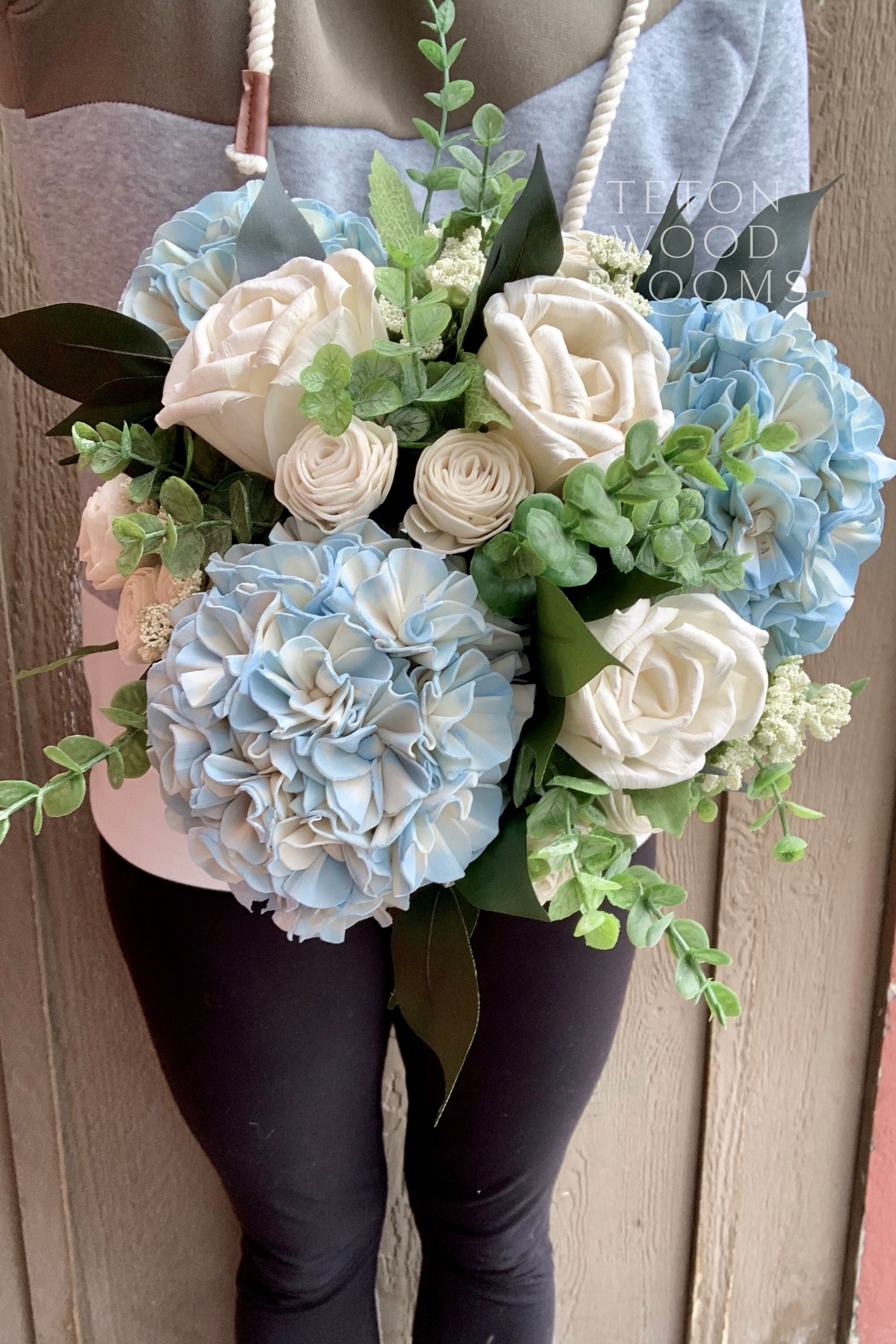 Hydrangea and Rose Bouquet