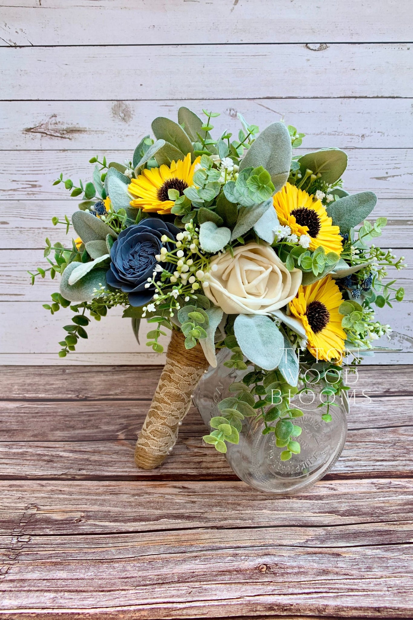 sunflower and succulent bouquet Wild Sunflower Bouquet – Teton Wood Blooms