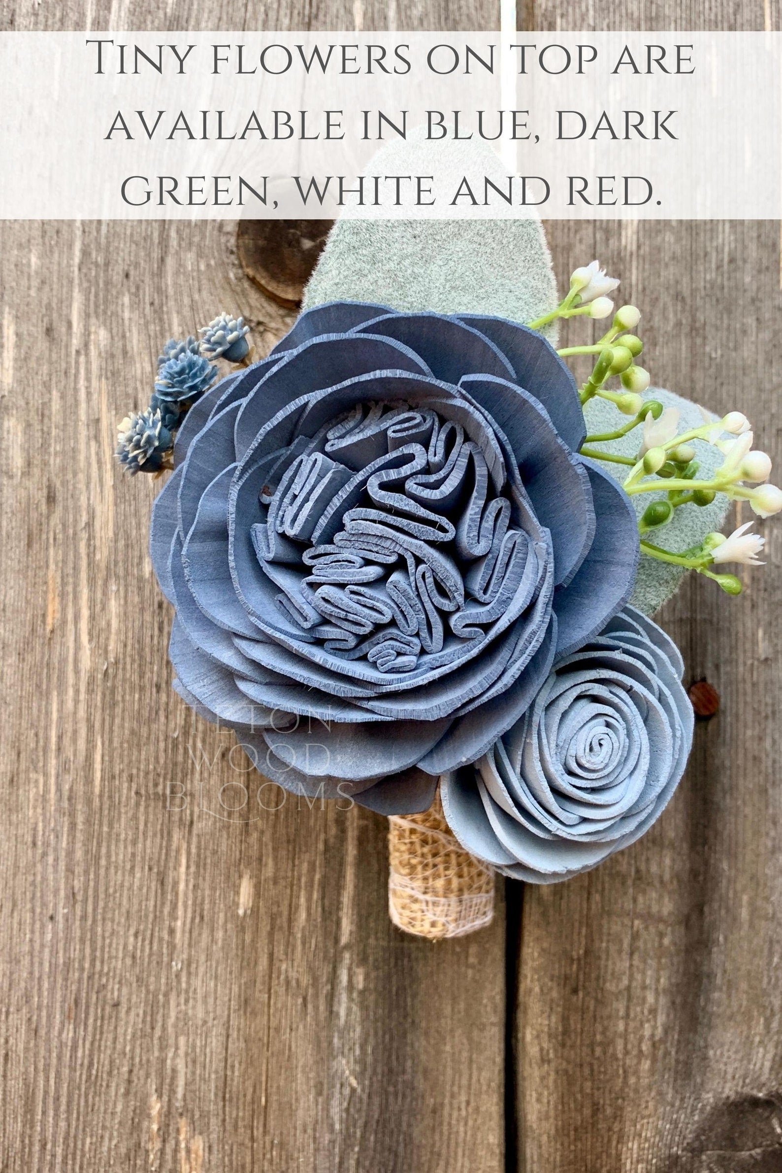 Cabbage Rose Boutonniere