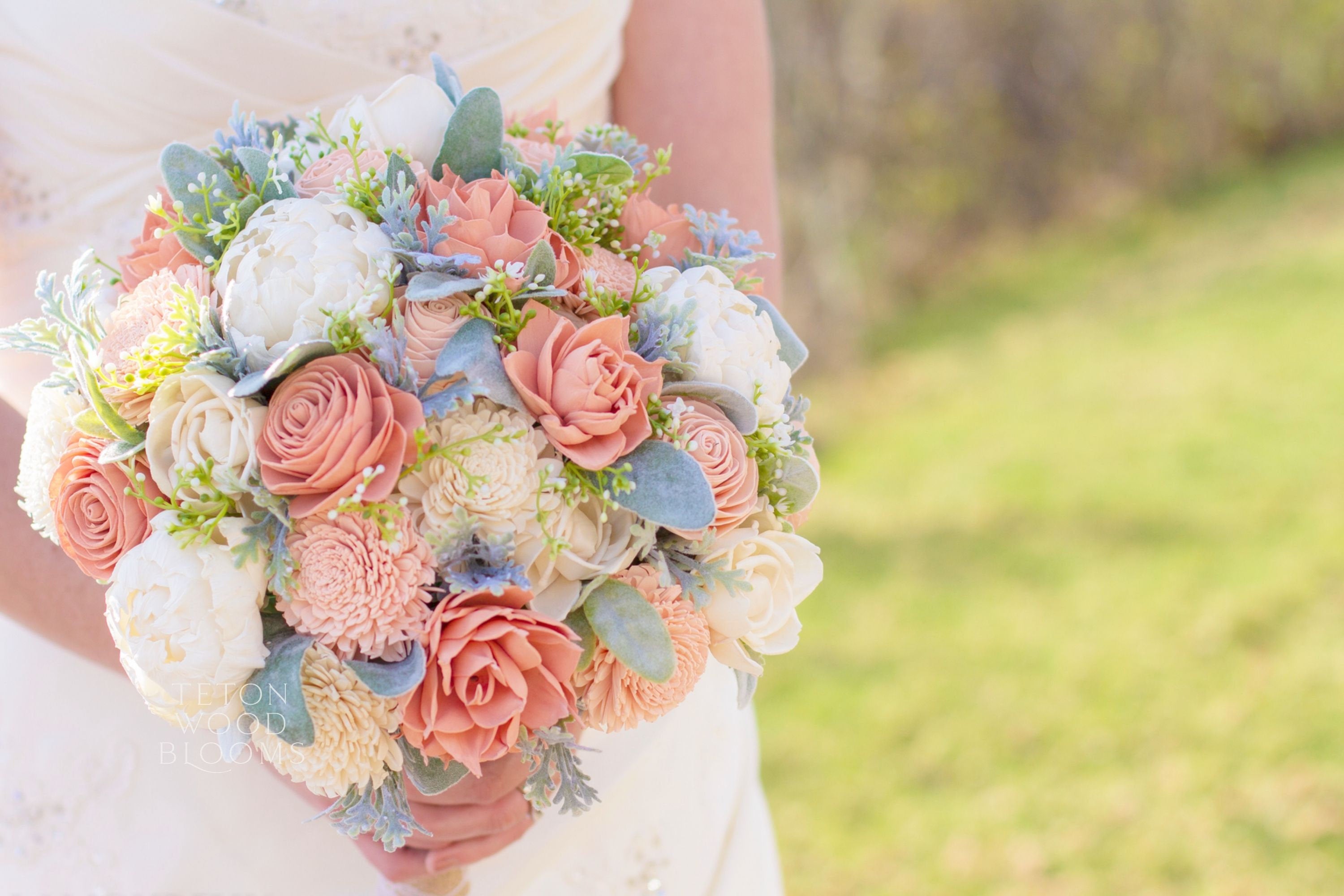 Blush, Ivory and Peony Bouquet
